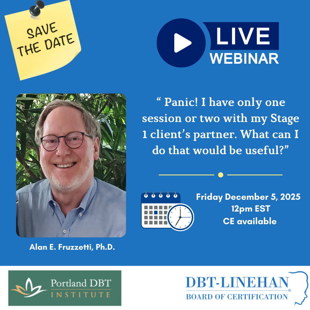 LIVE Webinar: Panic! I have only one session or two with my Stage 1 client’s partner. What can I do that would be useful?