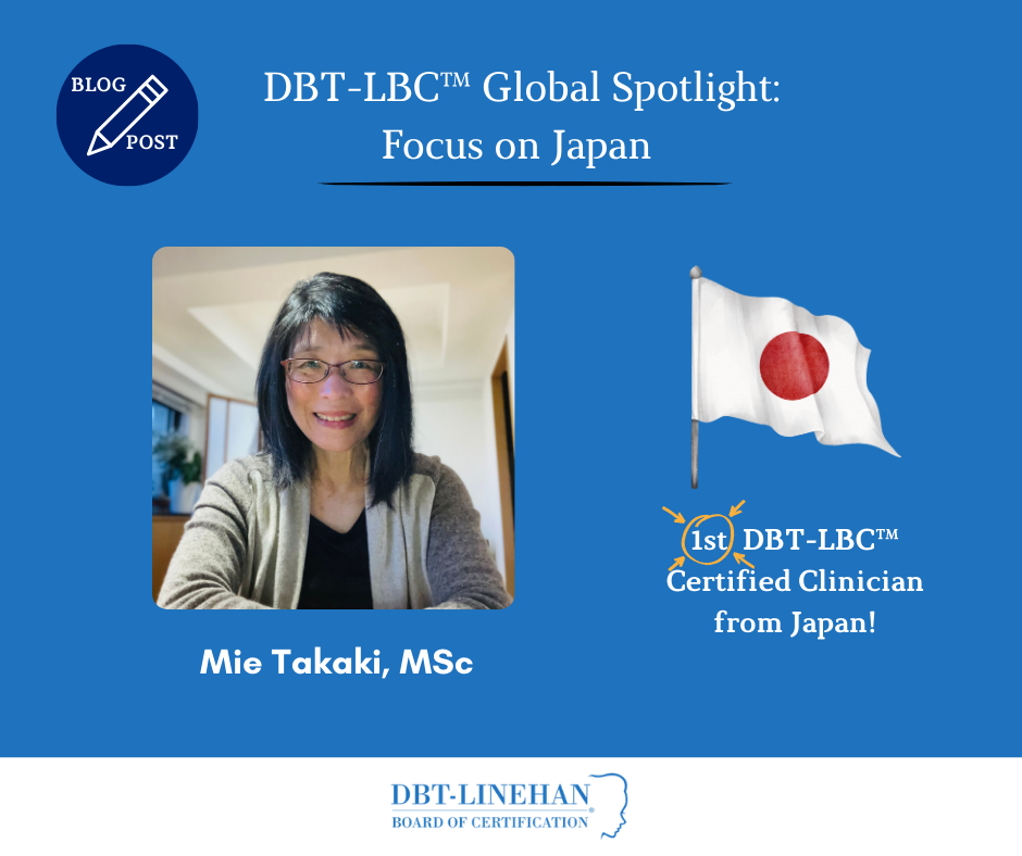 DBT-LBC™ Clinician Spotlight: First Japanese Certified Clinician