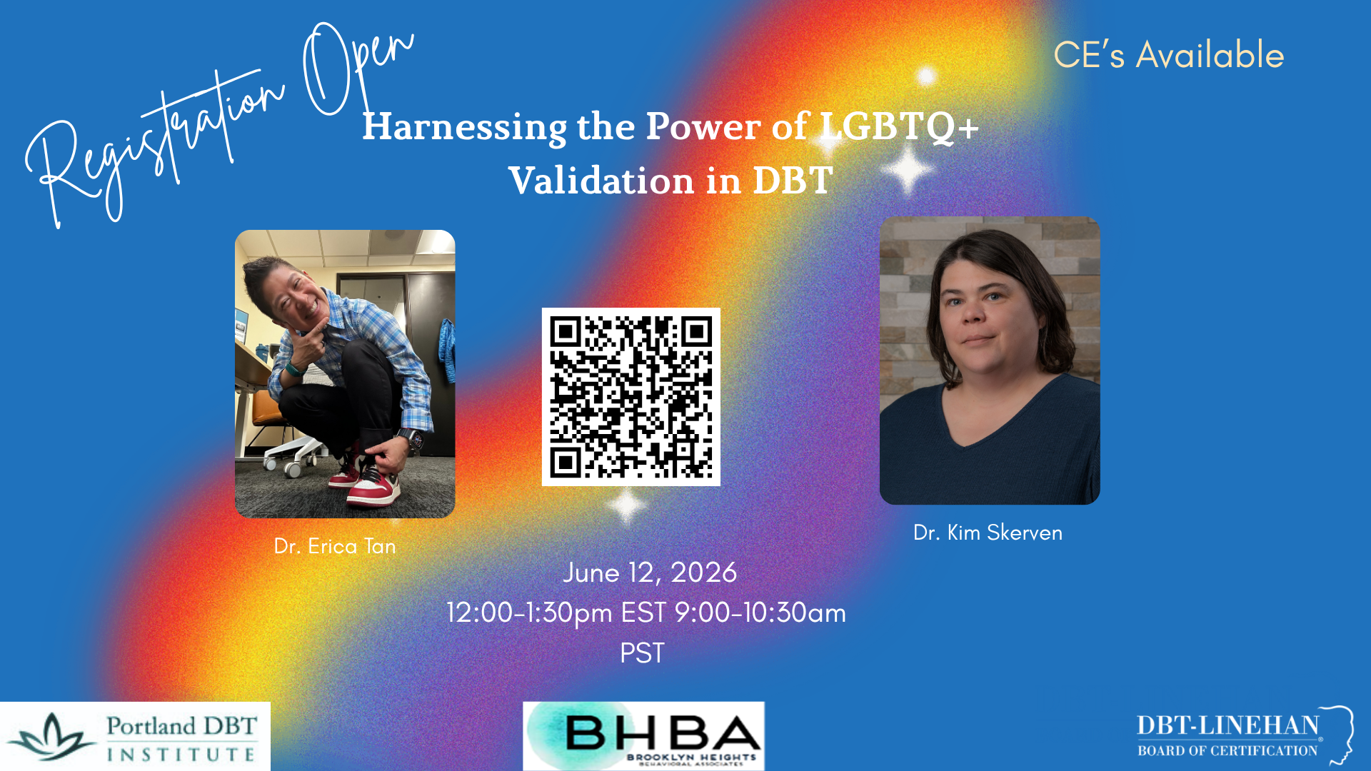 REGISTRATION OPEN: Harnessing the Power of LGBTQ+ Validation in DBT